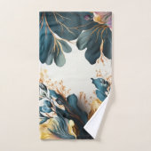 Mooie waterverf florale bad handdoek (Handdoek)