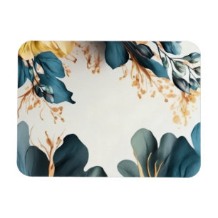 Mooie waterverf florale magneet