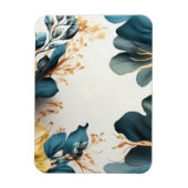 Mooie waterverf florale magneet (Verticaal)