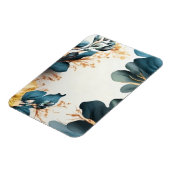 Mooie waterverf florale magneet (Linkerzijde)