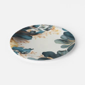 Mooie waterverf florale papieren bordje (Gekanteld)