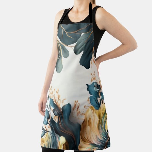 Mooie waterverf florale schort (Insitu)