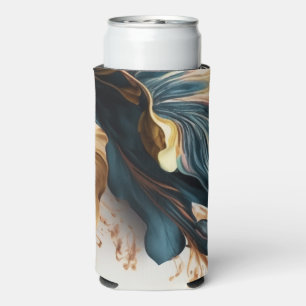 Mooie waterverf florale seltzer blikjeskoeler