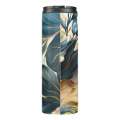 Mooie waterverf florale thermosbeker (Achterkant)