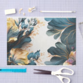 Mooie waterverf florale tissuepapier (Craft)