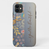 Mooie waterverf floreel patroon iPhone Case (Achterkant)