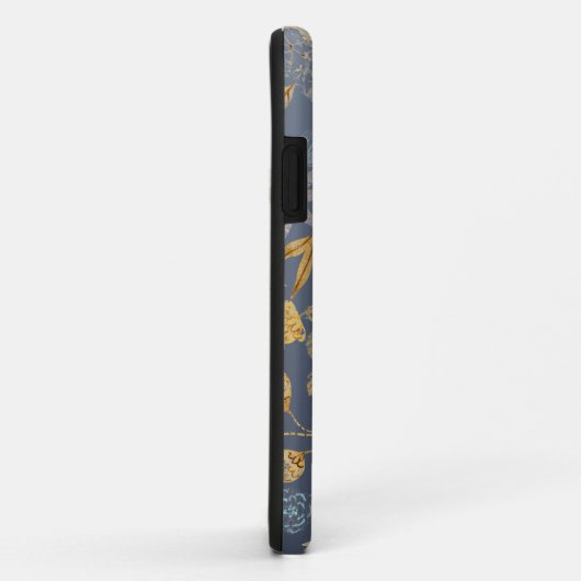 Mooie waterverf floreel patroon iPhone Case (Achterkant/rechts)