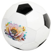 Mooie Waterverf Flower Voetbal (Drie kwart)