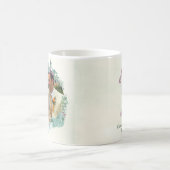 Mooie Waterverf Getrouwd en Vrolijk Kerstfeest Koffiemok (Center)