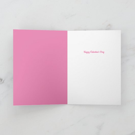 Mooie waterverf hart Valentijnsdag kaart (Binnen)