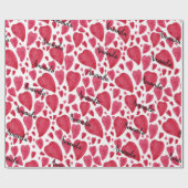 Mooie Waterverf Heart Name Cadeaupapier (Vlak)