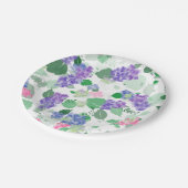 Mooie Waterverf Hydrangea Mix Papieren Bordje (Gekanteld)