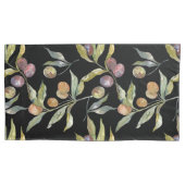 Mooie Waterverf Italiaans olijfmotief Kussensloop (Voorkant-Links)