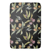 Mooie Waterverf italiaanse olijven patroontje zwar Badmat (Voorkant Verticaal)