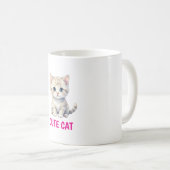 Mooie Waterverf Kat Koffiemok (Voorkant rechts)