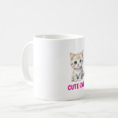 Mooie Waterverf Kat Koffiemok (Voorkant links)