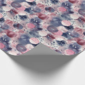 Mooie Waterverf Kerst Cadeaupapier (Hoek)