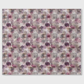 Mooie Waterverf Kerst Cadeaupapier (Vlak)