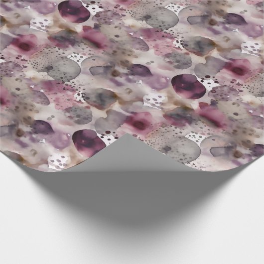 Mooie Waterverf Kerst Cadeaupapier (Hoek)