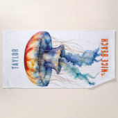 MOOIE WATERVERF KWAL, GEPERSONALISEERD STRANDLAKEN (Voorkant)