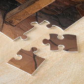 Mooie Waterverf land groentewinkel Legpuzzel (Zijkant)