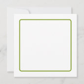 Mooie Waterverf lentevloemen Notitiekaartje (Achterkant)