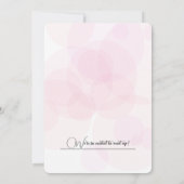 Mooie Waterverf Lijst Verjaardag gepersonaliseerd Kaart (Achterkant)