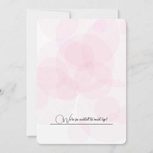 Mooie Waterverf Lijst Verjaardag gepersonaliseerd Kaart (Achterkant)