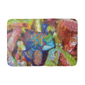 Mooie Waterverf Mandarijns design Badmat (Voorkant)