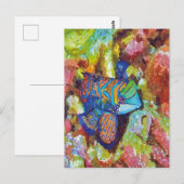 Mooie Waterverf Mandarijns design Briefkaart (Voorkant / Achterkant)