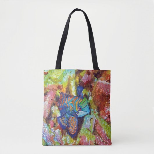 Mooie Waterverf Mandarijns design Tote Bag (Voorkant)