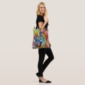 Mooie Waterverf Mandarijns design Tote Bag (Op model)