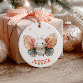Mooie Waterverf Motief met Foto Pastel  Keramisch Ornament