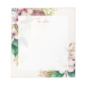 Mooie waterverf natuur notitieblok (Voorkant)