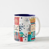 Mooie waterverf Notenkraker kerstmis mok (Voorkant rechts)