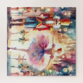 Mooie Waterverf Notenkraker Legpuzzel (Horizontaal)