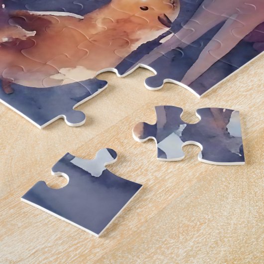 Mooie Waterverf Notenkraker Legpuzzel (Zijkant)