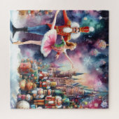 Mooie Waterverf Notenkraker Legpuzzel (Horizontaal)