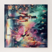 Mooie Waterverf Notenkraker Legpuzzel (Horizontaal)