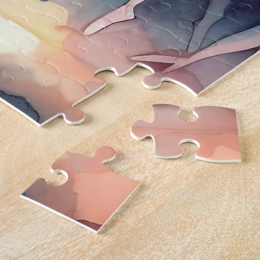 Mooie Waterverf Notenkraker Legpuzzel (Zijkant)