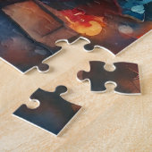 Mooie Waterverf Notenkraker Legpuzzel (Zijkant)