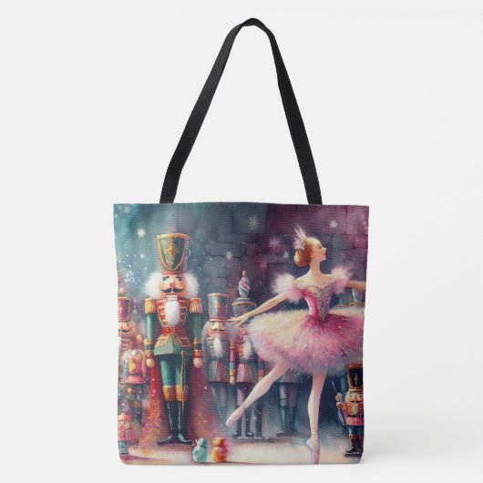 Mooie Waterverf Notenkraker Tote Bag (Voorkant)