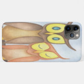 Mooie Waterverf Owl Lovers Case-Mate iPhone Case (Achterkant (horizontaal))