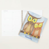 Mooie Waterverf Owl Lovers Planner (Display)