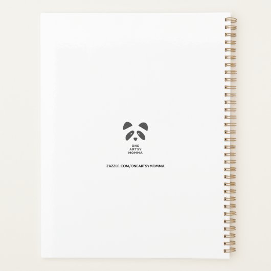 Mooie Waterverf Owl Lovers Planner (Achterkant)