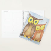 Mooie Waterverf Owl Lovers Planner (Display)