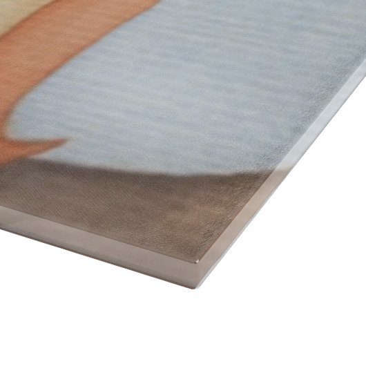 Mooie Waterverf Owl Lovers Snijplank (Hoek)