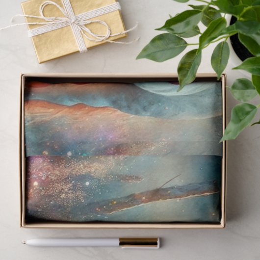 Mooie Waterverf Paard en Meisje Decoupage Tissuepapier (Geschenk)