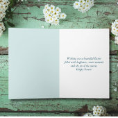 Mooie Waterverf Paardenpaaswensen Feestdagen Kaart