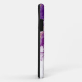 Mooie Waterverf Paarse achtergrond, gouden Foliën Case-Mate iPhone Case (Achterkant/rechts)